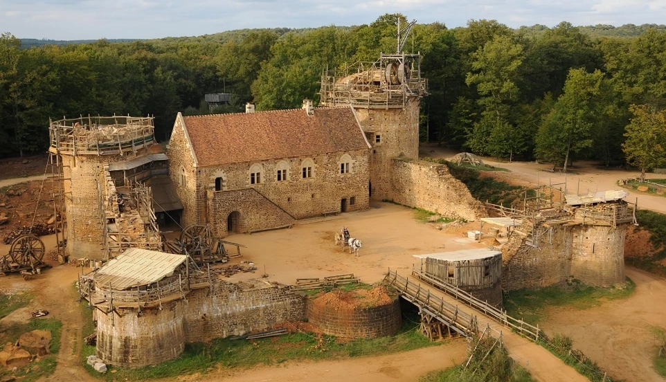 Le chantier médiéval de Guédelon